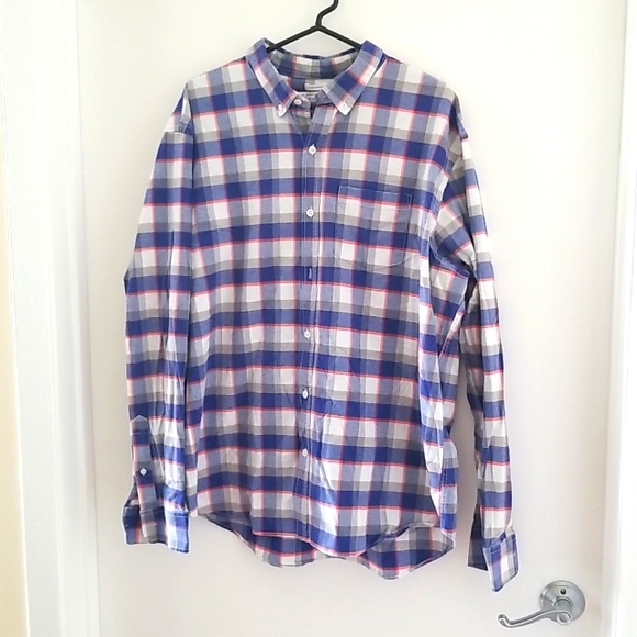 Old Navy Other - Old Navy Men's Oxford Shirt, blue coral and gray, XXL TTG